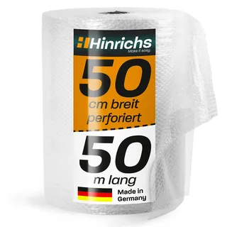 Hinrichs Luftpolsterfolie Rolle 50 x 0,5m perforiert