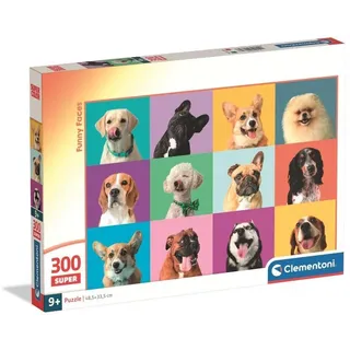 CLEMENTONI Puzzle Funny Faces 300 pieces 2D Puzzles