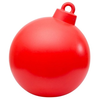 8 seasons design Gartenleuchte Shining Christmas Ball, LED WW, LED wechselbar, Warmweiß, Ø 33 cm rot für In- und Outdoor