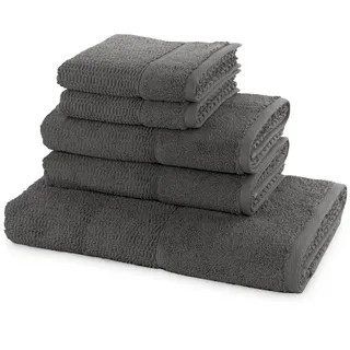 Möve Pearl Handtuchset 5-tlg. grau