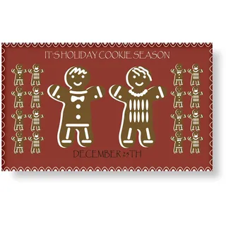 GEMITEX Teppich Merry Christmas 45 x 75 Dis. 20 Anti-Rutsch-Made in Italy Digitaldruck maximale Farbdefinition
