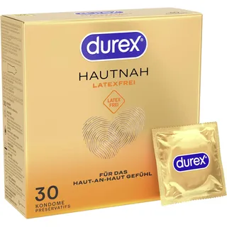 Durex Hautnah Latexfrei Kondome, Real Feel Material, 30 Stück
