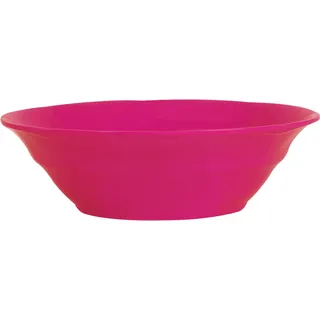 RICE Melamin Suppenteller einfarbig, Ø19 x H5,5cm, fuchsia