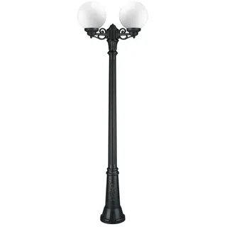 cristher Indura Mini Solarleuchte 2 energiesparende E27 schwarz