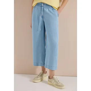 CECIL Stoffhose High Waist blau XXL