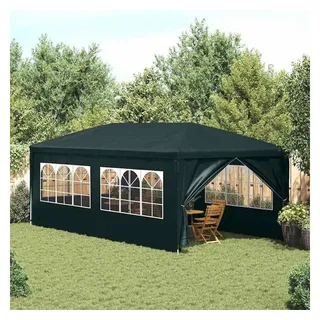 vidaXL Partyzelt 3 x 6 m inkl. 6 Seitenteile Grün