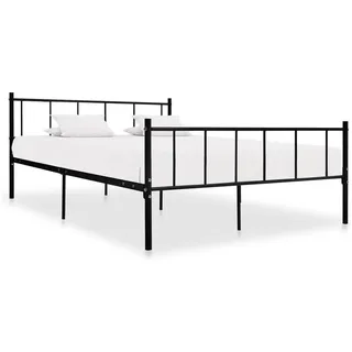vidaXL Bettgestell 180 x 200 cm Schwarz