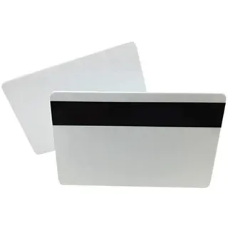 Premium Plastikkarten Weiss mit Magnetstreifen HiCo | 1-500 Stück | Rohlinge blanko für Kartendrucker, NEU! (500)