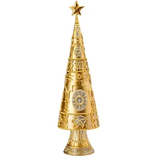 PALAIS ROYAL Fichte Weihnachtsbaum 43Cm Harz Gold Weihnachtsdekoration