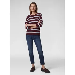 Rabe Pullover in Streifen-Optik Rot 36