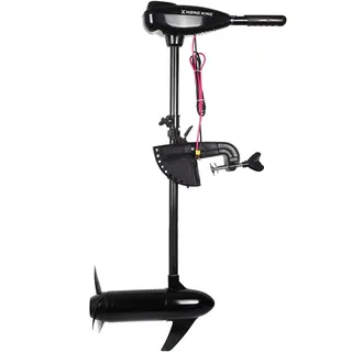 80LBS Thrust Elektrobootsmotor 12 Volt Aussenborder Bootsmotor Mit Led-Batterieanzeige Höhenverstellbar Elektro Outboard motor+Halterung 800W
