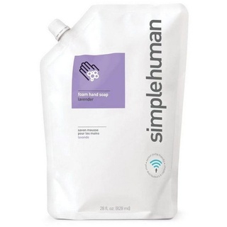 simplehuman Flüssigseife Schaum-Handseife Lavendel 828 ml, besonders geeignet für Schaum-Seifenspender von simplehuman