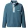 Half Snap Fleece Blau XS
