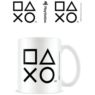 Tasse Playstation - Lizenz Tassen - Shapes - Black