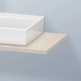 Duravit Konsole 1 Ausschnitt 80 x 3 x 55 cm Taupe
