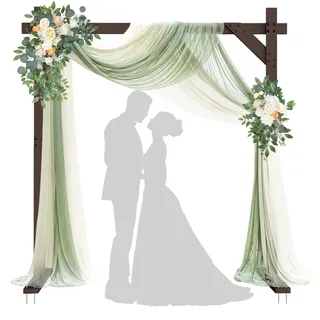 Hochzeitsbogen Holz 2.28m,Quadratischer Traubogen Holz Hintergrund Ständer | Rustic Wood Wedding Arch,RomantischVintage Deko Bogen,Größe Ballonbogen für Heiratsantrag Hochzeit Brautparty Taufe Zeremonie