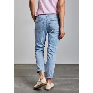 STREET ONE Damen A378539 Jeans im Cargo-Look, Ultra Bleach Random Washed, 32W x 28L - 32W / 28L