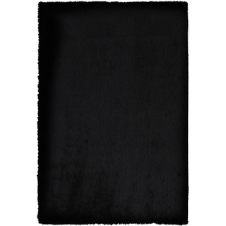 Badematte PARADISE schwarz (BT 50x90 cm) BT 50x90 cm schwarz Badteppich Badvorleger Duschvorleger Duschmatte Badeteppich - schwarz