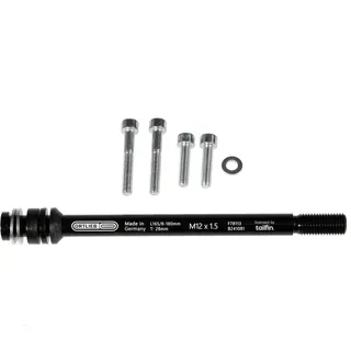 Ortlieb Gepäckträger Thru Axle M6-Connector 1,5 mm Schwarz