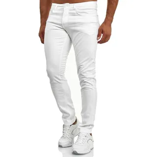 Tazzio Slim-fit-Jeans 165251 Herren Jeanshose Stretch mit Elasthan weiß 34