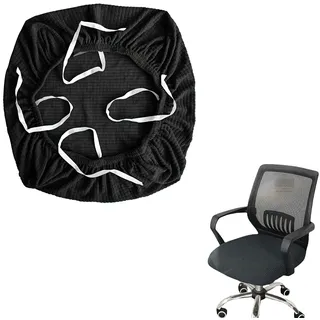JYXNU 1 pcs Stuhlbezug Sitzfläche Elastische Bürostuhl Kissenbezug Esszimmerstuhl Sitzbezug Stuhl Stretch Stuhlhussen Bezug Abnehmbar Waschbar Hussen für Stühle, für Bürostühle, Esszimmerstühle, Bar