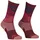 Socken 2 Paar Rot 35-38