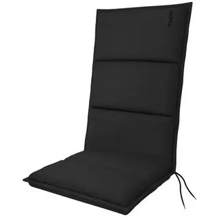 Doppler Hochlehnerauflage 119 x 48 x 6 cm schwarz 1 St.