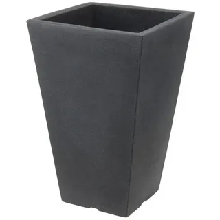 Spetebo Pflanzsäule 55 x 37 x 55 cm Anthrazit