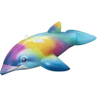 BESTWAY Schwimmtier Regenbogendelfin 173 x 84 x 46 cm mehrfarbig