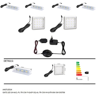 Carryhome Möbelleuchten-Set, LED Beleuchtung, LED Leuchtmittel