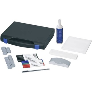 Maul Whiteboard Zubehör-Set Koffer inkl. 10 Boardmarkern, Tafelwischer, Reiniger, Kugelschreiber, Kraft- und Rundmagneten