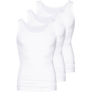 Mey, Herren, Shirt, 3er Pack Casual Cotton Athletic Shirt - Unterhemd, Weiss, (6XL)