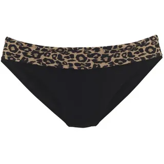 vivance by lascana Bikini-Hose Thora Schwarz/Nougat 38