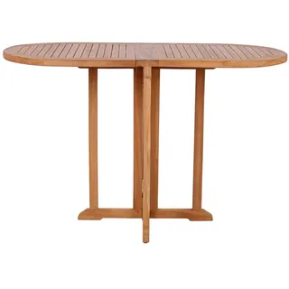 Klapptisch Balcony Teak 120 x 60 cm Balkontisch Kaffeetisch Gartentisch