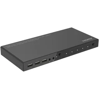 MicroConnect Mc-hdmikvm0401-4k Kvm-switch Schwarz