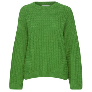 b.young Strickpullover Grobstrick Pullover Sweater mit Abgesetzten Schultern 6664 in Grün grün|schwarz L (40)ARIZONAS