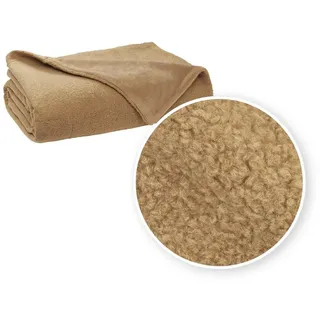 Meyco Home Bettüberwurf Toffee, One size braun