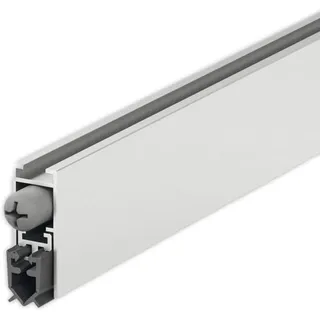 Gedotec absenkbare Bodendichtung - Silber grau | 1 Stück Türbodendichtung automatisch | DDS 12 | Länge 830 mm - kürzbar | Absenkdichtung Zugluftstopper | Dichtung für Türen kältefeind windschutz tür