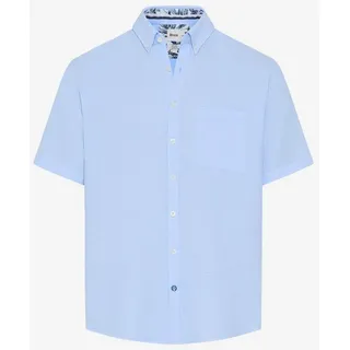 Brax Kurzarmhemd Blau L
