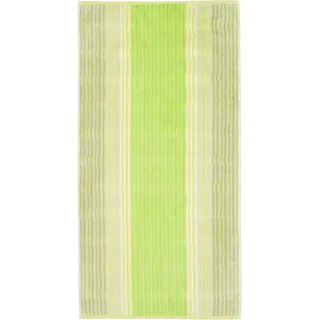CAWÖ Noblesse Cashmere Streifen 1056 Handtuch 50 x 100 cm kiwi