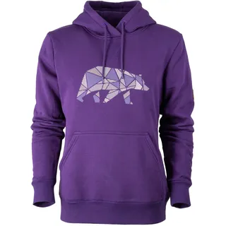 Forsberg Hoodie gestreiftes Brustlogo Lila XXL