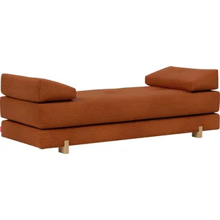 Innovation Living Schlafsofa Sigmund Indu Cord Burnt Orange