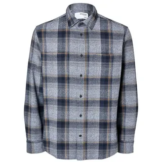 SELECTED HOMME Langarmhemd blau XL