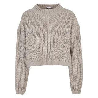 URBAN CLASSICS Rundhalspullover Sweatshirt Grau XXL