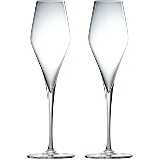 STÖLZLE LAUSITZ Serie Q1 Champagnerkelch Sektglas mundgeblasen 2 Stück 300 ml