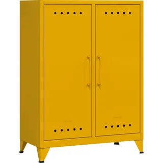 Bisley Sideboard Fern Middle Sideboard, in Sunflower - Maße: H 110 x B 80 x T 40 cm gelb