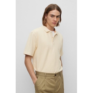 Poloshirt BOSS ORANGE "Petempesto 10247979 01" Gr. L, beige (light_beige) Herren Shirts Kurzarm mit Polokragen