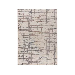Kayoom Jaka 325 Webteppich 160 x 230 cm Creme/Mehrfarbig