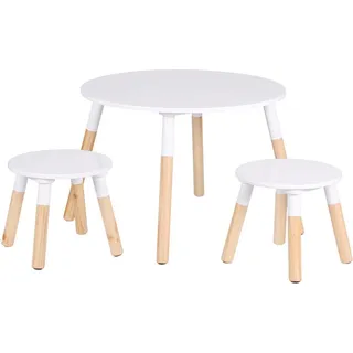 judy wild Kindertisch Judy Wild 2 Hocker  weiß Kiefer
