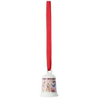 Hutschenreuther Christbaumschmuck Hutschenreuther Porzellan-Miniglocke Hunde bunt